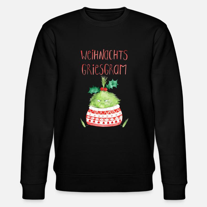 Curmudgeon de Noël - Sweat bio CHANGER Stanley/Stella Unisexe - noir