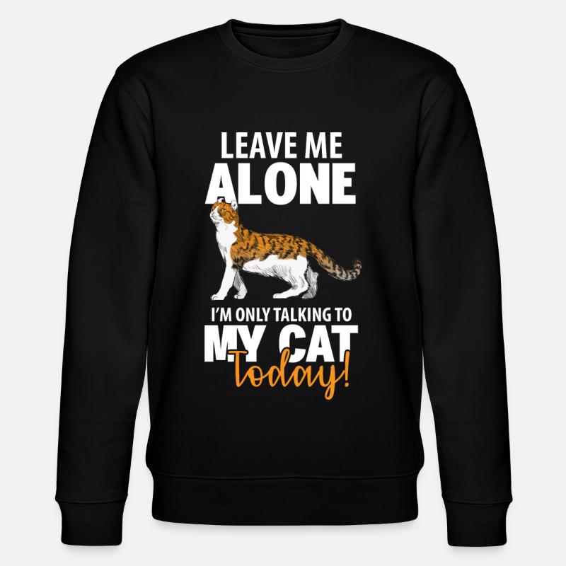 Chat Chats de compagnie Chats - Sweat bio CHANGER Stanley/Stella Unisexe - noir