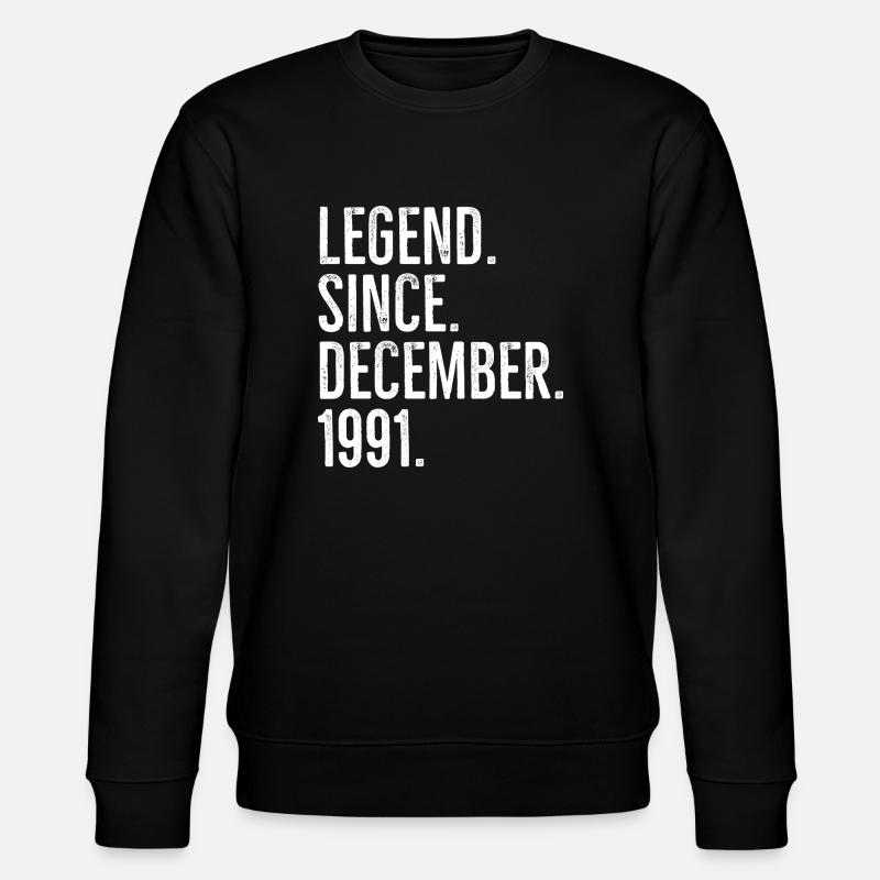 Légende depuis décembre 1991 - Sweat bio CHANGER Stanley/Stella Unisexe - noir