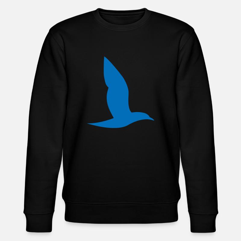 Blauer Vogel - Stanley/Stella Unisex Bio-Sweatshirt CHANGER  - Schwarz