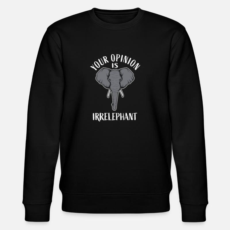 Votre avis est Irrelephant - Sweat bio CHANGER Stanley/Stella Unisexe - noir