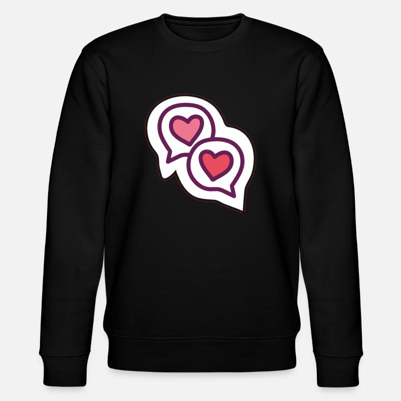 Plaudern - Stanley/Stella Unisex Bio-Sweatshirt CHANGER  - Schwarz