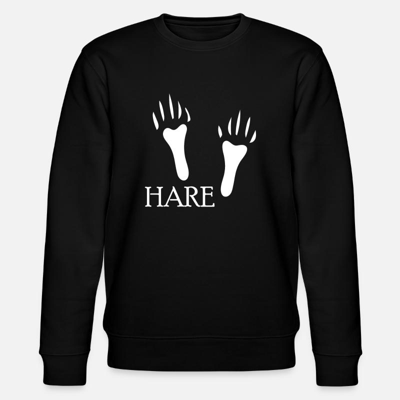 DOG CAT PET HARE - Stanley/Stella Unisex Bio-Sweatshirt CHANGER  - Schwarz