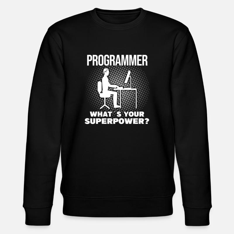 Programmierer Entwickler Programmierer Programmieren IT Computer - Stanley/Stella Unisex Bio-Sweatshirt CHANGER  - Schwarz