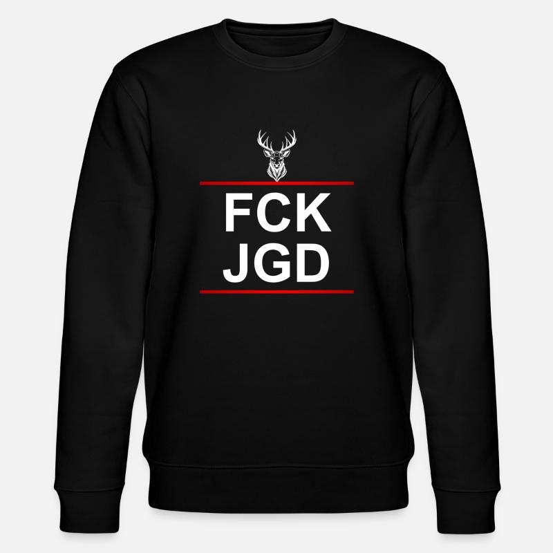 FCK JGD - Stanley/Stella Unisex Bio-Sweatshirt CHANGER - Schwarz