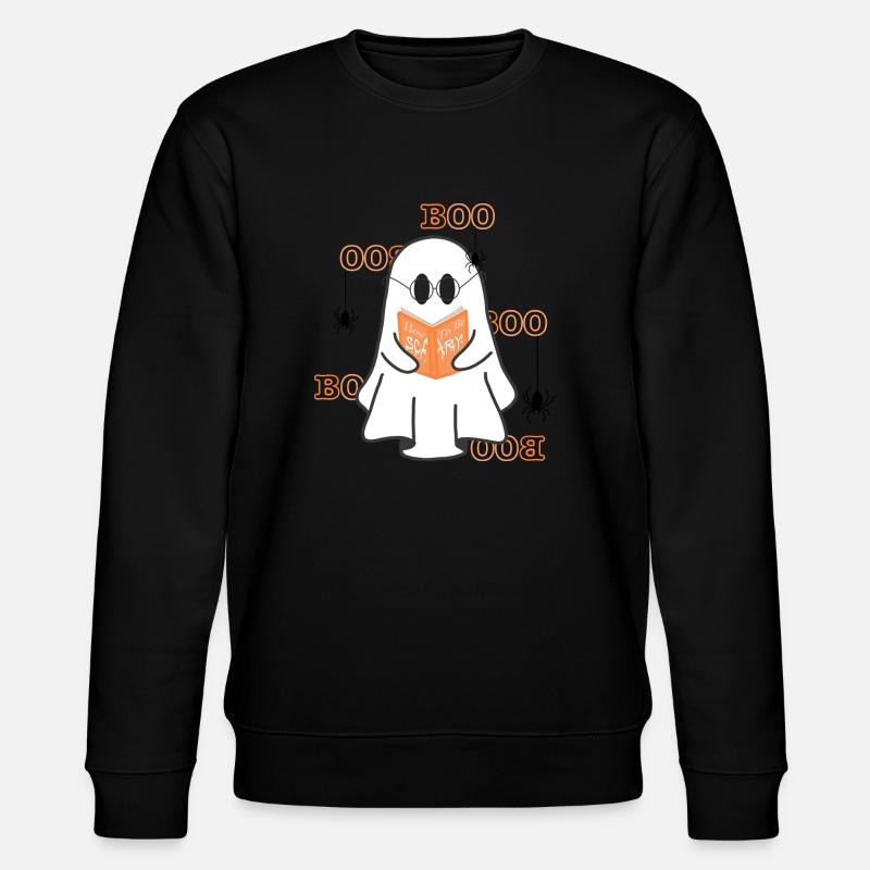 Lese Geist - Stanley/Stella Unisex Bio-Sweatshirt CHANGER  - Schwarz