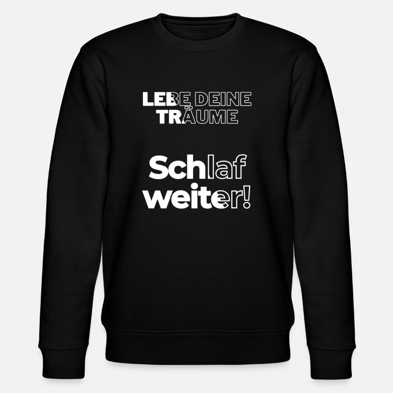 Dormez sur - Sweat bio CHANGER Stanley/Stella Unisexe - noir