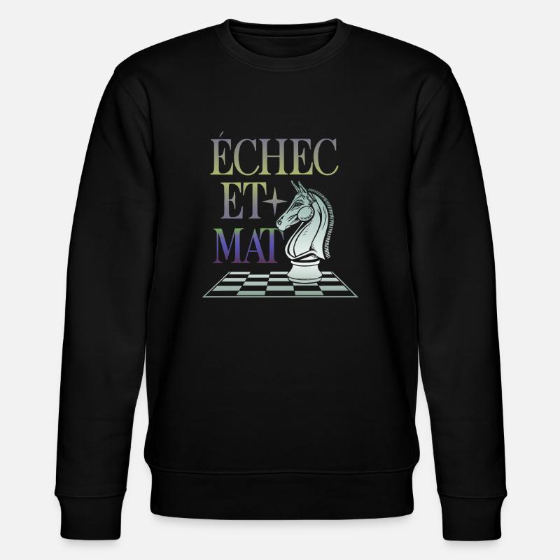Echec et Mat - Sweat bio CHANGER Stanley/Stella Unisexe - noir