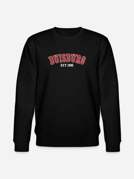 Duisburg Est. 1995 - Stanley/Stella CHANGER Unisex Organic Sweatshirt - black