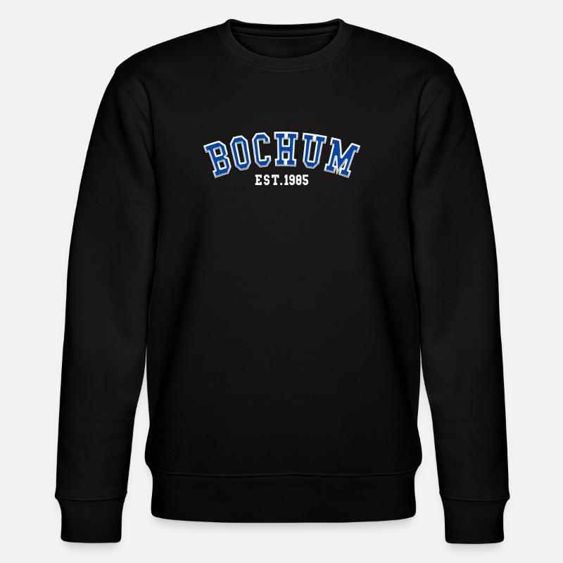 Bochum Est. 1985 - Sweat bio CHANGER Stanley/Stella Unisexe - noir