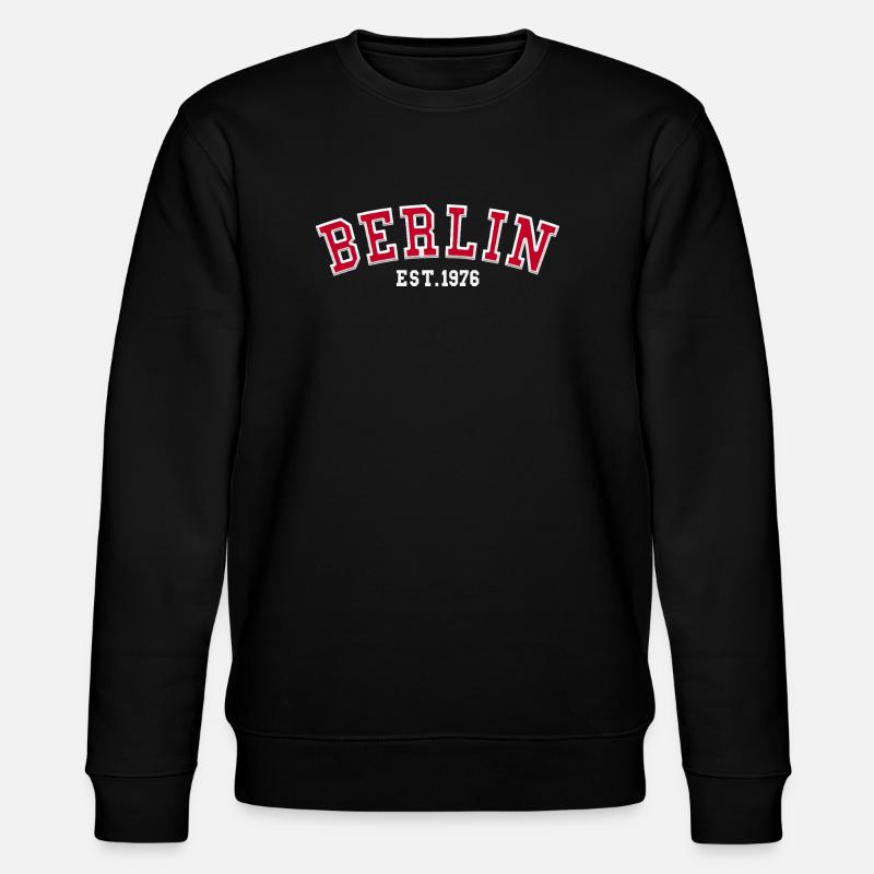 Berlin Est. 1976 - Stanley/Stella CHANGER Unisex Organic Sweatshirt - black