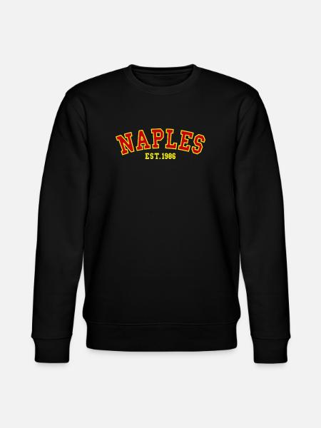 Naples Est. 1986 - Stanley/Stella CHANGER Unisex Organic Sweatshirt - black