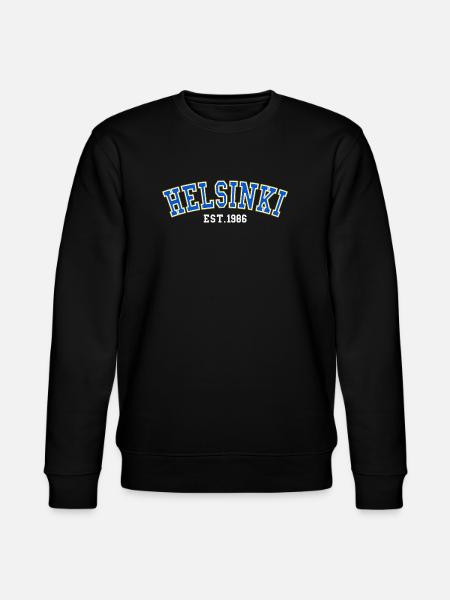 Helsinki Est. 1986 - Stanley/Stella CHANGER Unisex Organic Sweatshirt - black