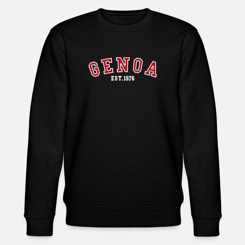 Genoa Est. 1976 - Stanley/Stella CHANGER Unisex Organic Sweatshirt - black