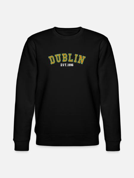 Dublin gegründet 1996 - Stanley/Stella Unisex Bio-Sweatshirt CHANGER  - Schwarz