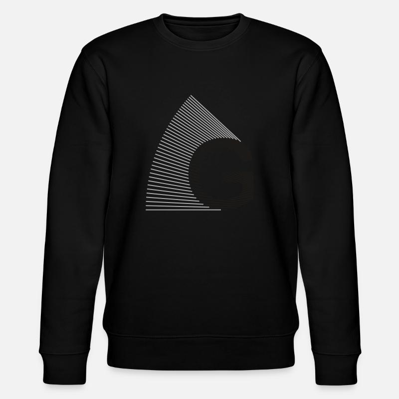 strahlen_typo_G - Stanley/Stella Unisex Bio-Sweatshirt CHANGER  - Schwarz