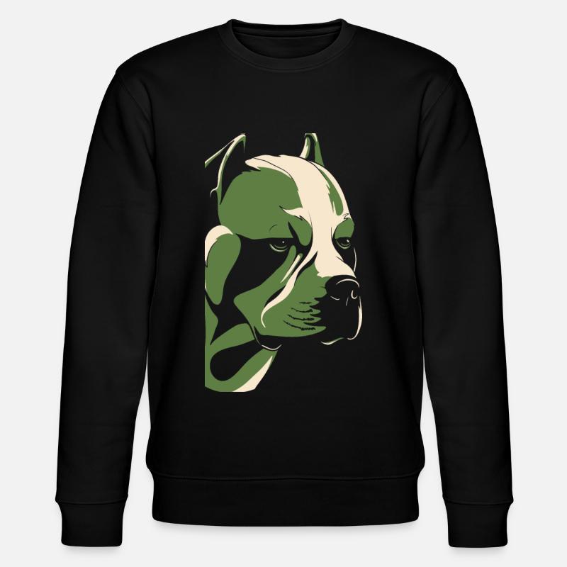 Pitbull - Stanley/Stella CHANGER Unisex Organic Sweatshirt - black