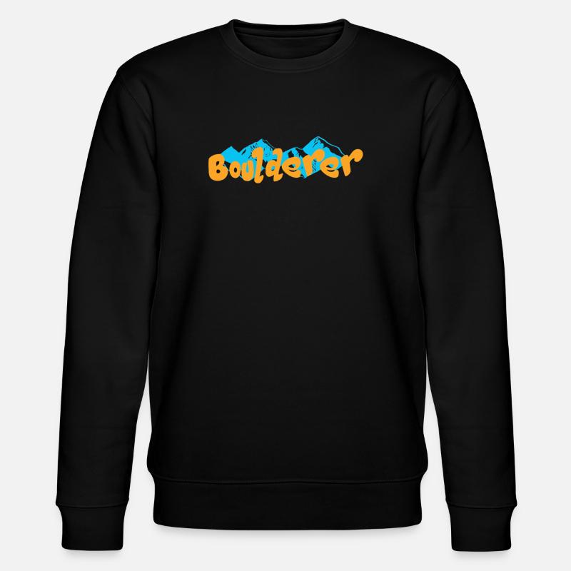 Bouldern Boulderer - Stanley/Stella Unisex Bio-Sweatshirt CHANGER  - Schwarz