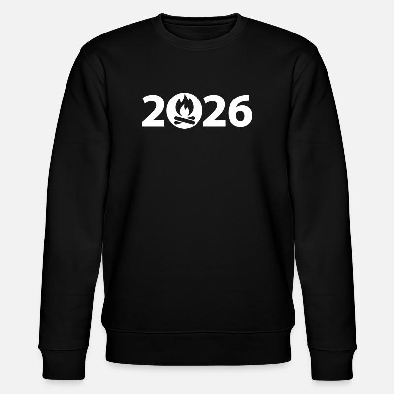 Campfire 2026, Camping 2026 - Stanley/Stella CHANGER Unisex Organic Sweatshirt - black
