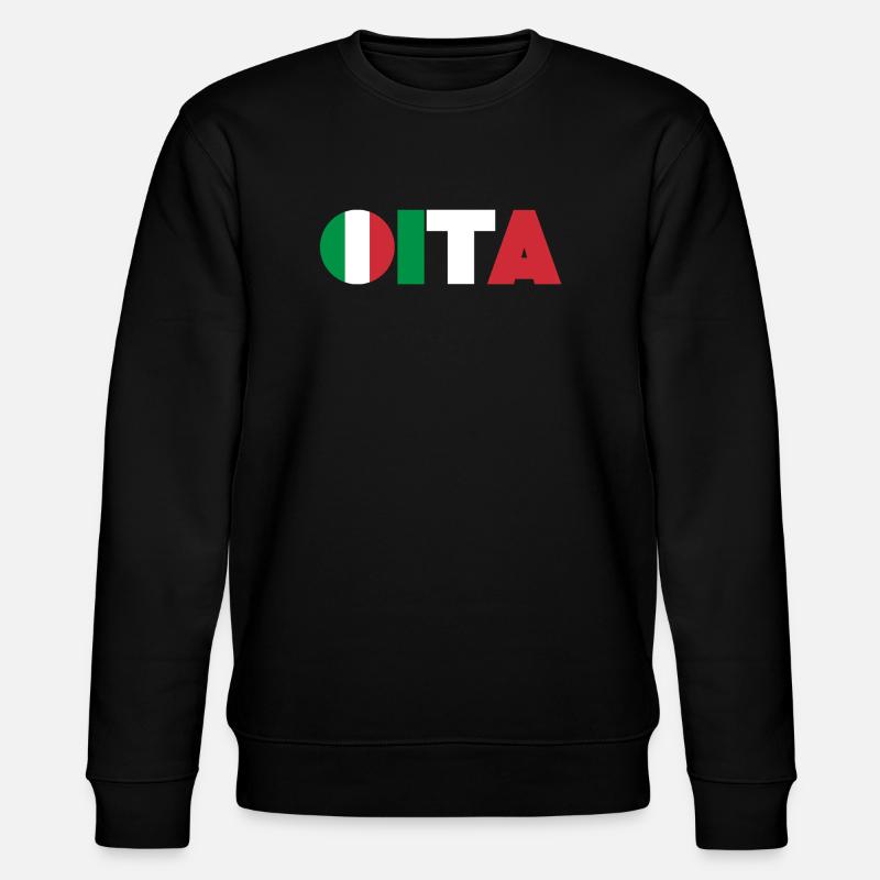 Italien - Stanley/Stella Unisex Bio-Sweatshirt CHANGER - Schwarz