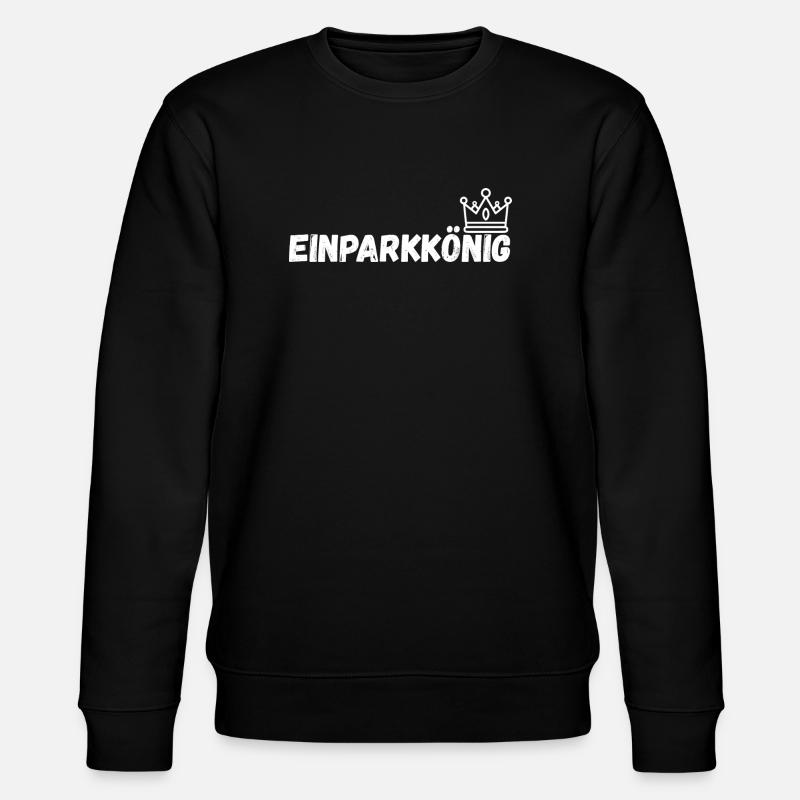 Einparkkonig_schwarz - Stanley/Stella Unisex Bio-Sweatshirt CHANGER  - Schwarz