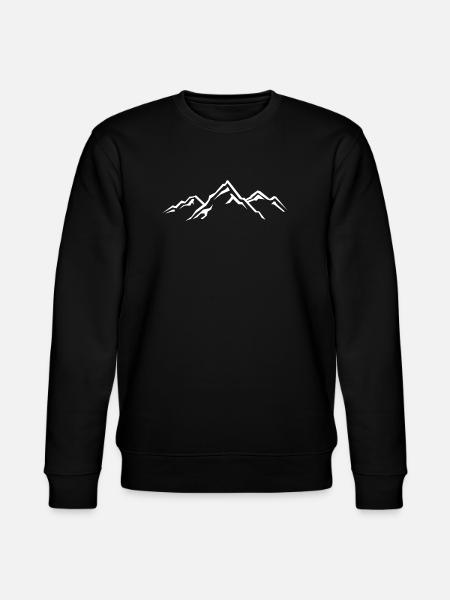 Mountain Mountains Nature Conservation - Stanley/Stella CHANGER Unisex Organic Sweatshirt - black