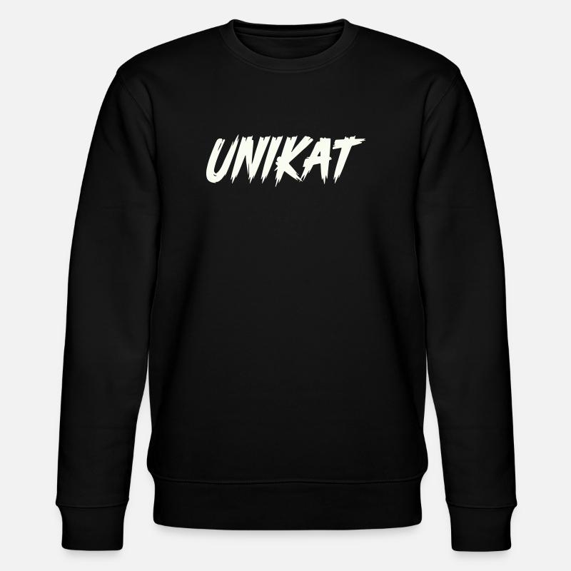 unikat- - Stanley/Stella Unisex Bio-Sweatshirt CHANGER  - Schwarz