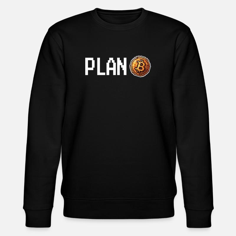Planifiez Bitcoin Retro Pixel - Sweat bio CHANGER Stanley/Stella Unisexe - noir