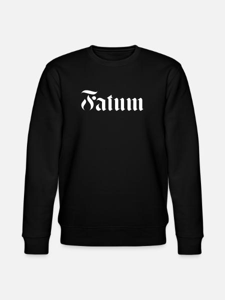 Gothic Falum Calligraphy tatttoo - Stanley/Stella CHANGER Unisex Organic Sweatshirt - black