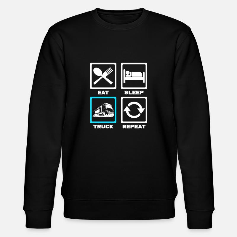 Trucker - Stanley/Stella Unisex Bio-Sweatshirt CHANGER  - Schwarz