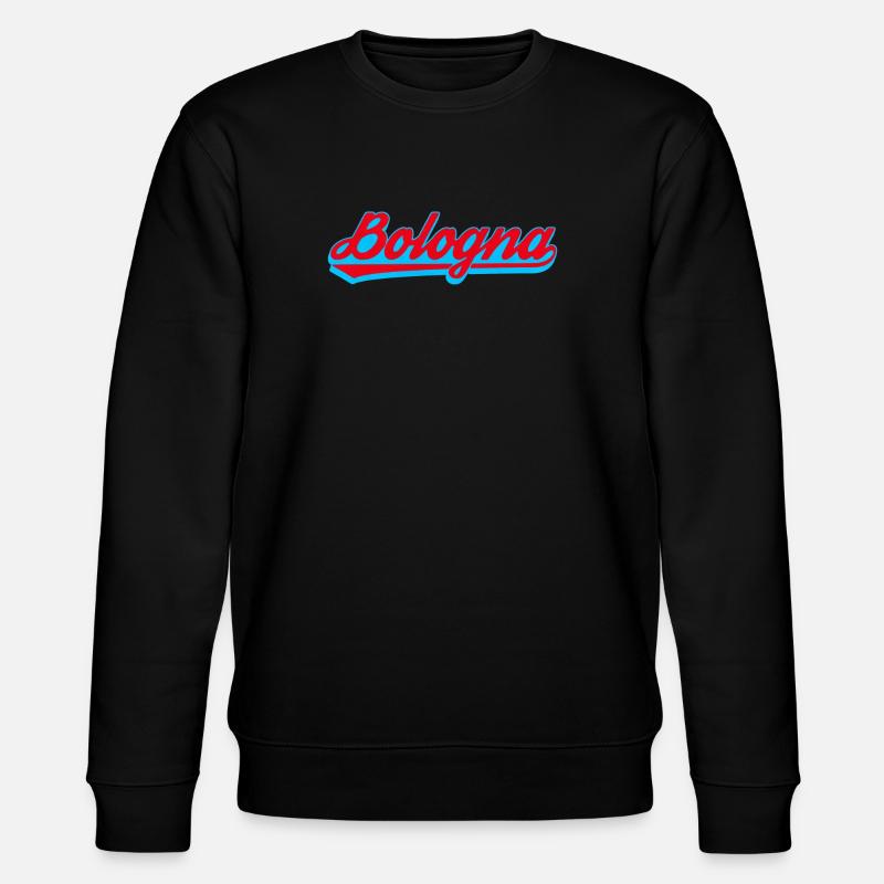 Bologna Neon Script Logo - Stanley/Stella Unisex Bio-Sweatshirt CHANGER  - Schwarz