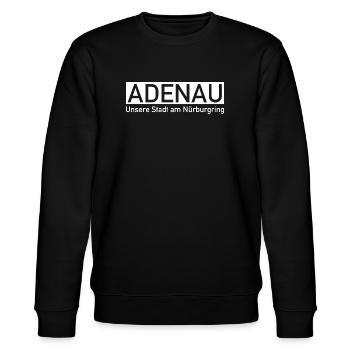 Adenau - Our city at the Nuerburgring - Stanley/Stella CHANGER Unisex Organic Sweatshirt - black - Front - Nik (191cm) & Marisol (170cm)