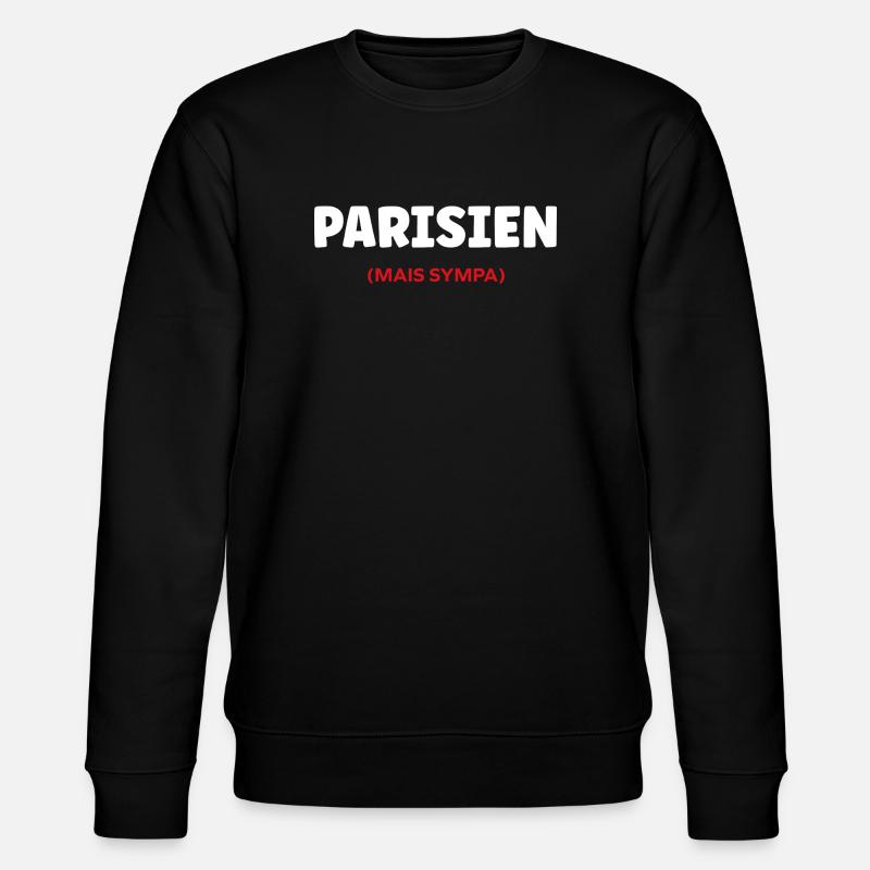 parisien - Sweat bio CHANGER Stanley/Stella Unisexe - noir