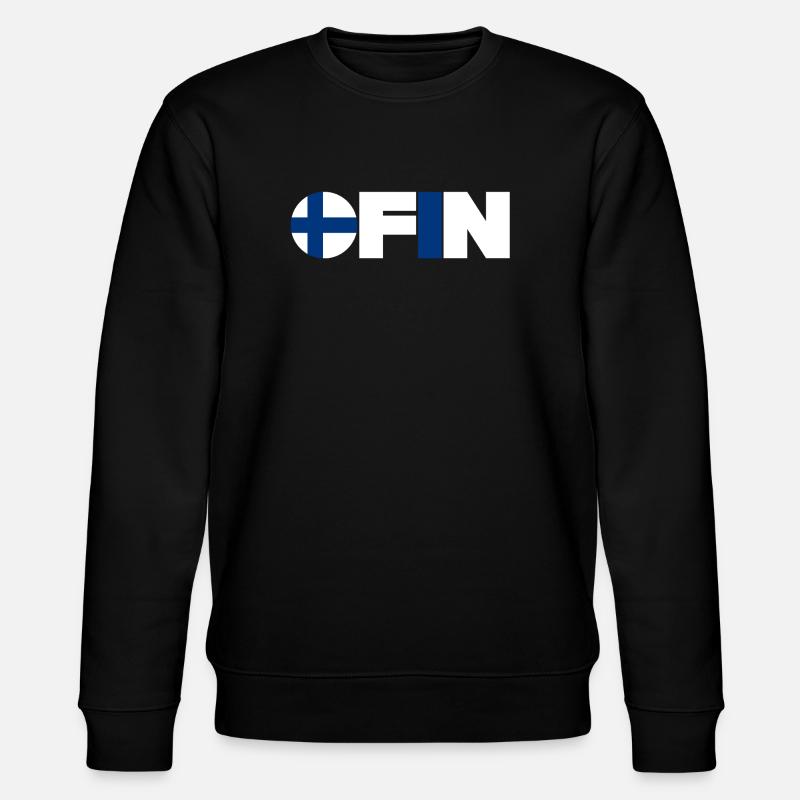 Finnland - Stanley/Stella Unisex Bio-Sweatshirt CHANGER  - Schwarz