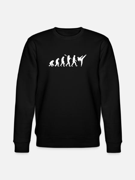 Evolution Fighting Judo Karate MMA Taekwondo - Stanley/Stella CHANGER Unisex Organic Sweatshirt - black