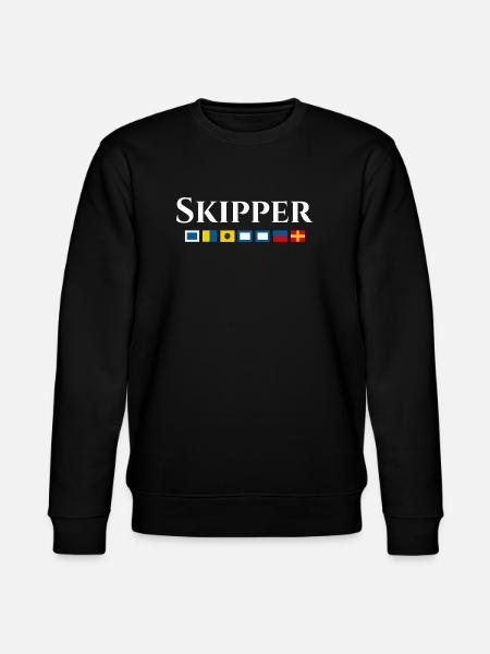 Conception du pavillon maritime Skipper - Sweat bio CHANGER Stanley/Stella Unisexe - noir