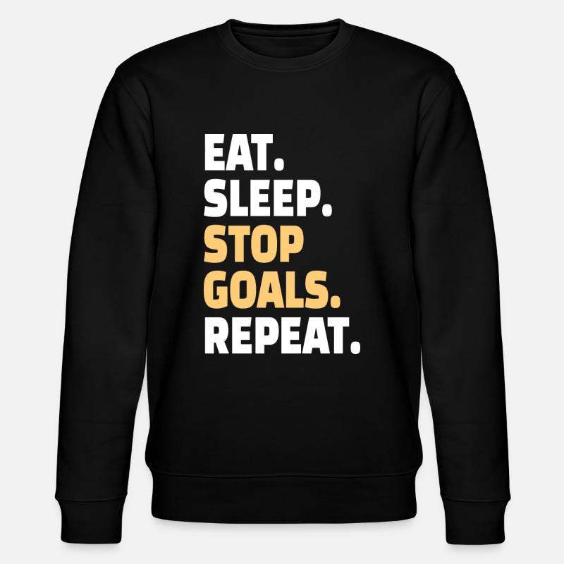 GOALKEEPER: Stop Goals - Stanley/Stella CHANGER Unisex Organic Sweatshirt - black
