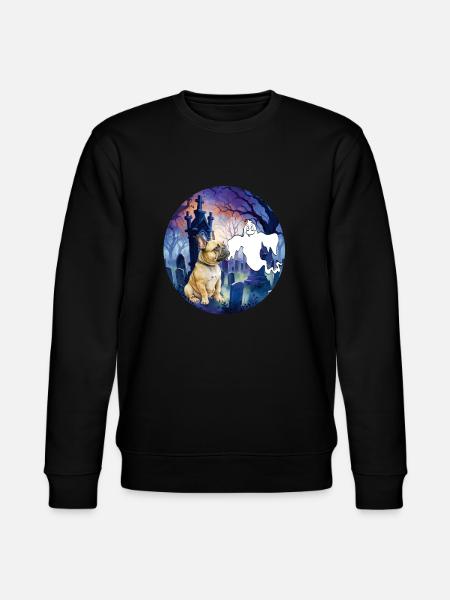Dog in the graveyard - Stanley/Stella CHANGER Unisex Organic Sweatshirt - black