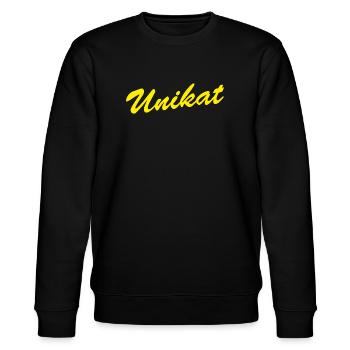 One of a kind - Stanley/Stella CHANGER Unisex Organic Sweatshirt - black - Front - Nik (191cm) & Marisol (170cm)