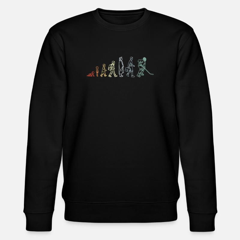 Hockey Evolution - Stanley/Stella CHANGER Unisex Organic Sweatshirt - black