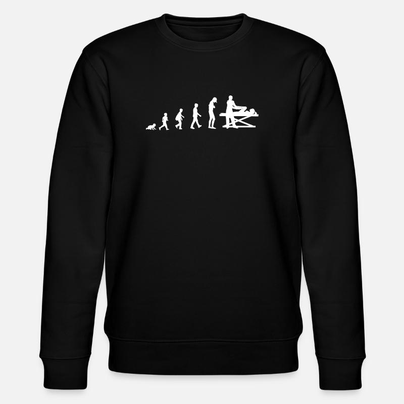 Development into a physiotherapist - Stanley/Stella CHANGER Unisex Organic Sweatshirt - black