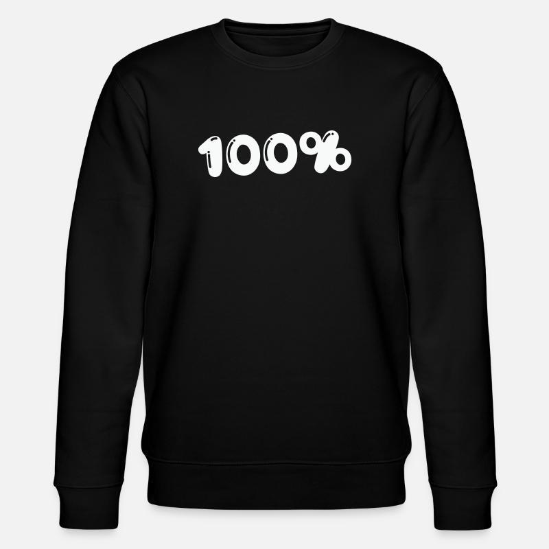 100% - Stanley/Stella Unisex Bio-Sweatshirt CHANGER  - Schwarz