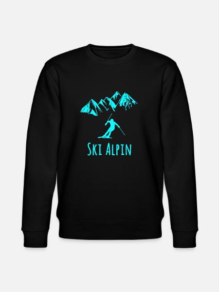skifahren - Stanley/Stella Unisex Bio-Sweatshirt CHANGER - Schwarz