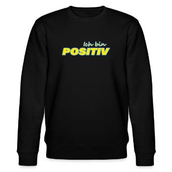 POSITIF - Sweat bio CHANGER Stanley/Stella Unisexe - noir - Devant - Nik (191cm) & Marisol (170cm)