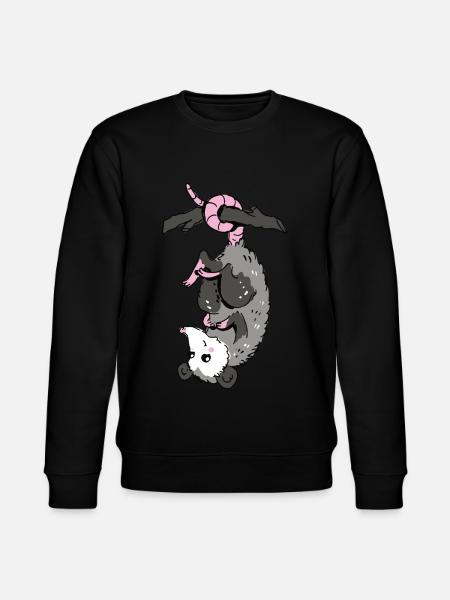 Opossum - Stanley/Stella Unisex Bio-Sweatshirt CHANGER  - Schwarz