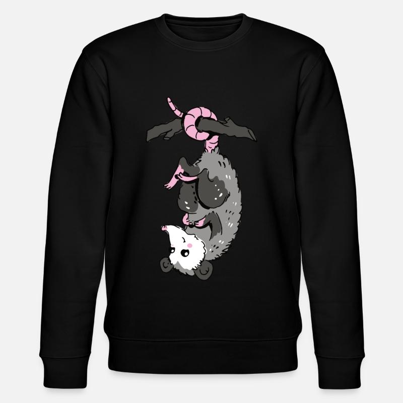 Opossum - Stanley/Stella Unisex Bio-Sweatshirt CHANGER  - Schwarz