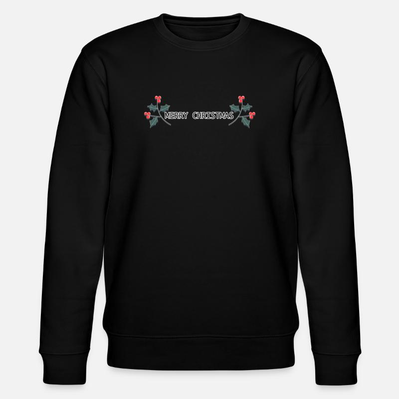 Merry Christmas - Stanley/Stella Unisex Bio-Sweatshirt CHANGER  - Schwarz