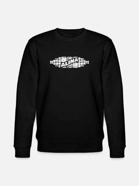 Alina als Alina - Stanley/Stella Unisex Bio-Sweatshirt CHANGER  - Schwarz