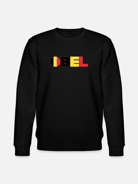 Belgien - Stanley/Stella Unisex Bio-Sweatshirt CHANGER - Schwarz