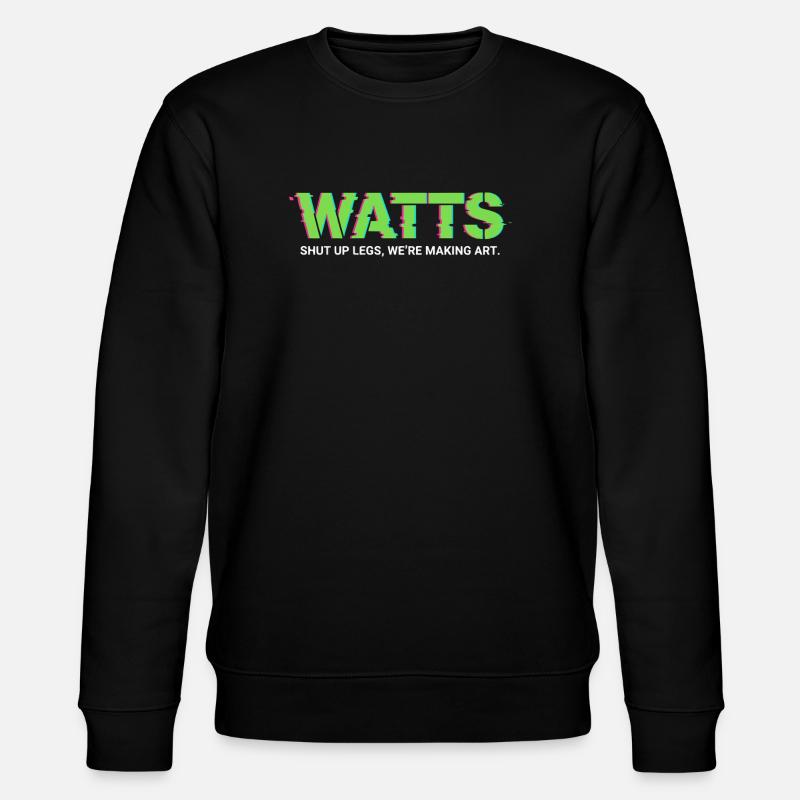 WATTS Neon Pop Art T-Shirt - Stanley/Stella Unisex Bio-Sweatshirt CHANGER  - Schwarz